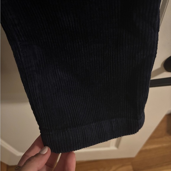 LOFT Navy straight Corduroy Pants - Picture 3 of 5